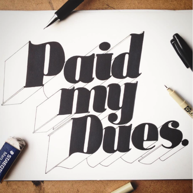 Laurel-Fisher-Graphic-Design-Illustrator-Seattle-Lettering-Paid-My-Dues