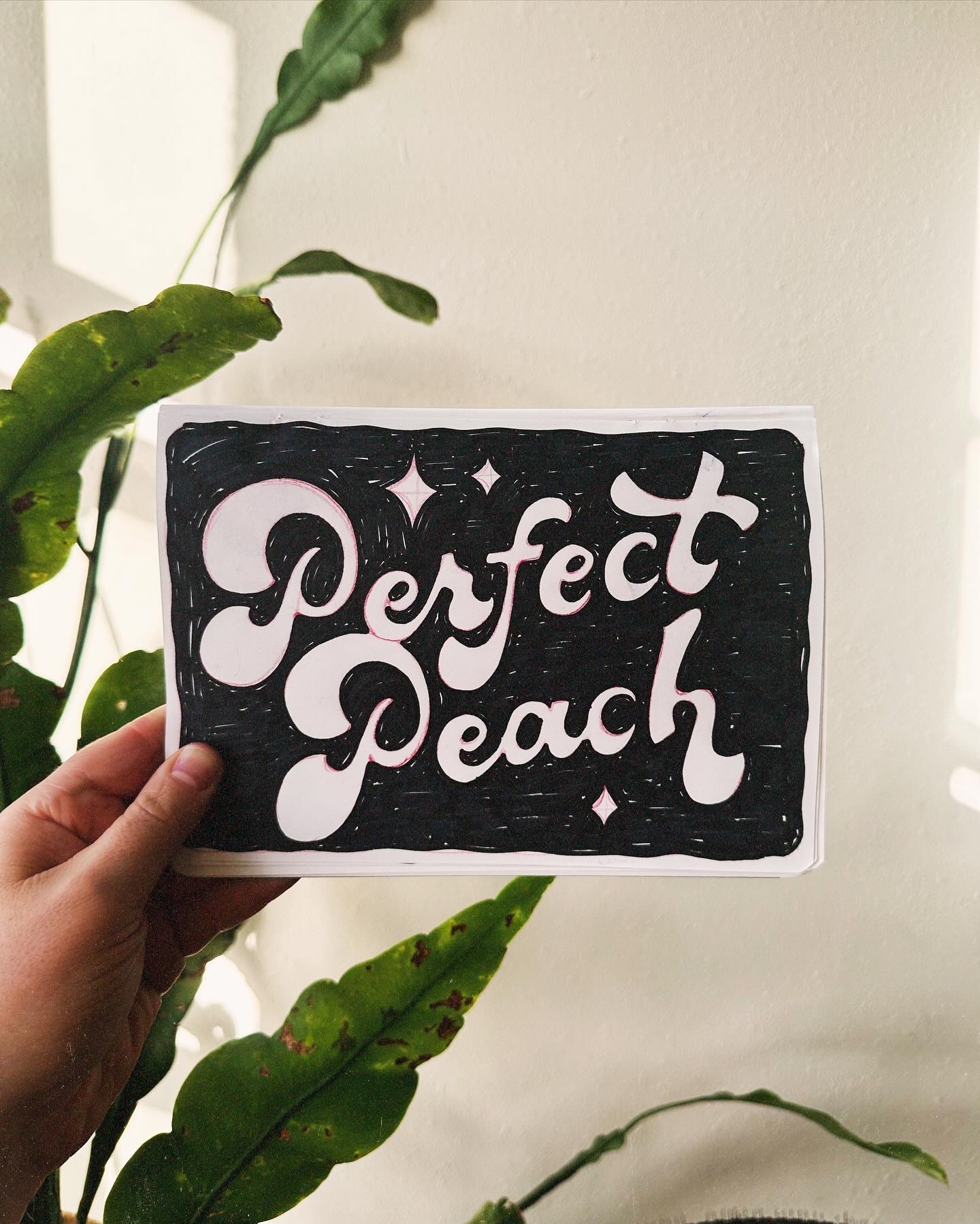 LaurelFisher_TacomaArtist_Handlettering_Illustrator_Designer_PerfectPeach