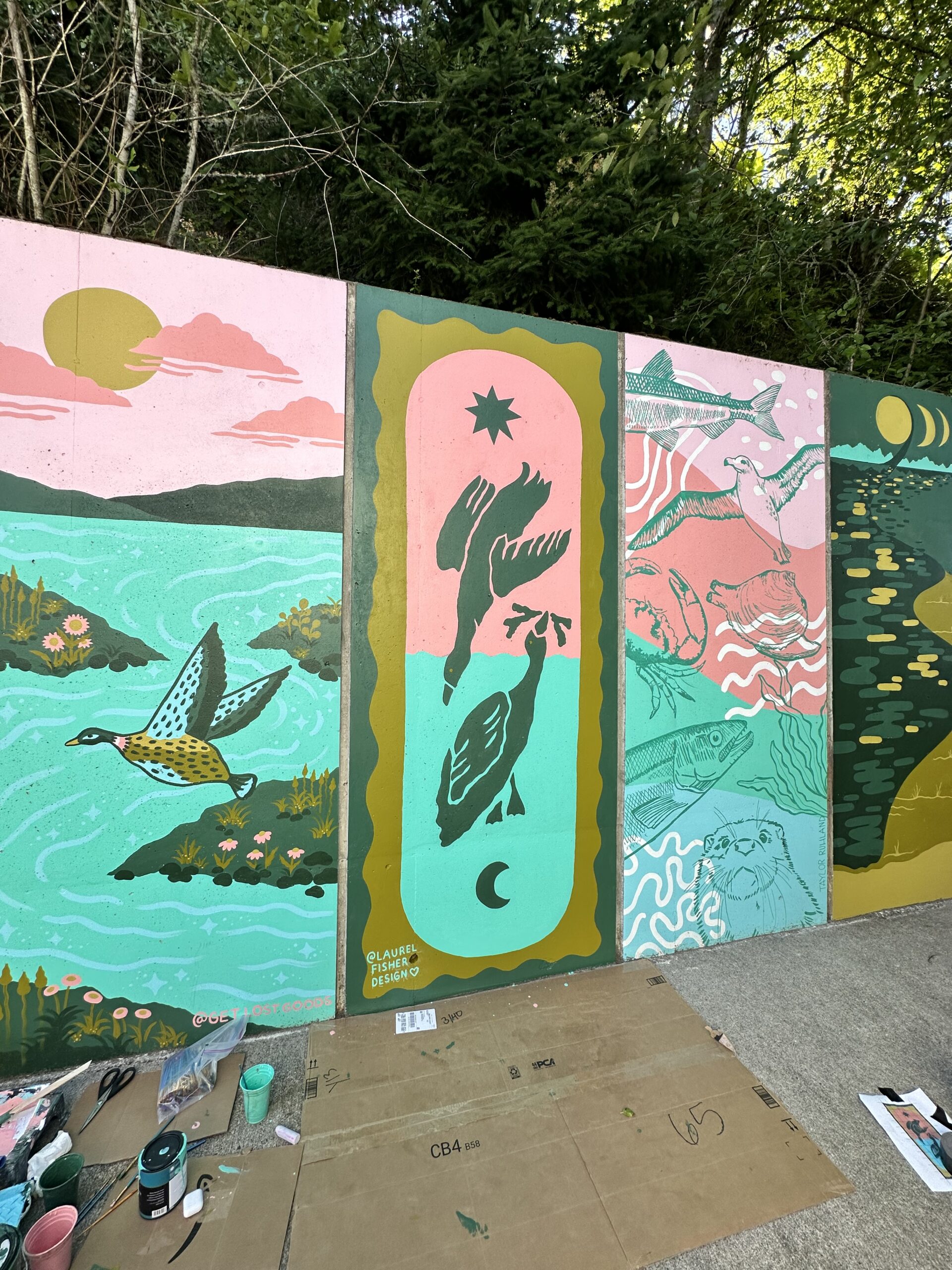 Nisqually Nature Reach Center Mural